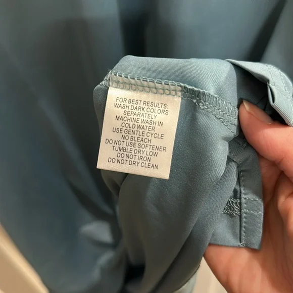 Men's Blue masters Polo Shirt size Large - Picture 4 of 6